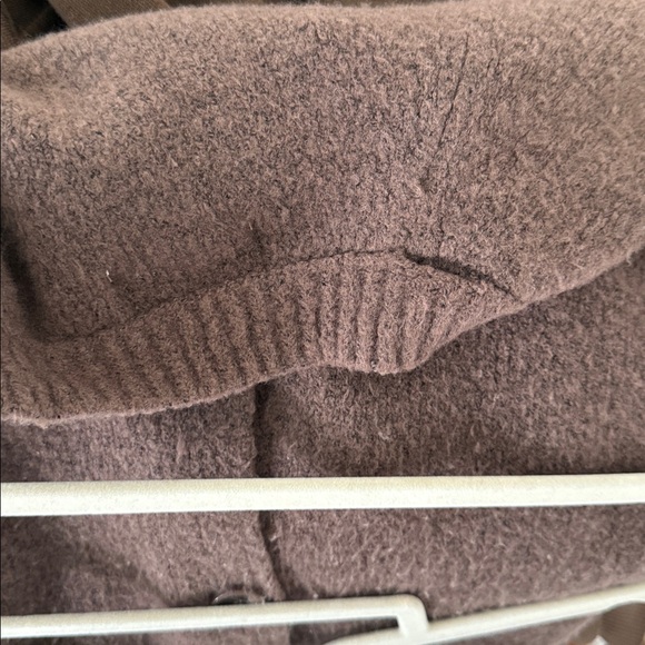 Universal Thread Chocolate Short Sleeve Knit Cardigan - Picture 9 of 9